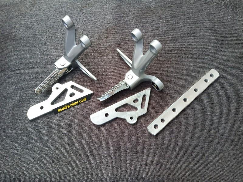 gác chân raider gắn exciter 135