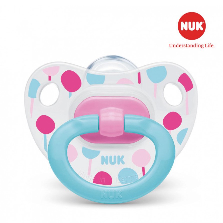 (Chính hãng) Bộ 2 ty giả NUK Silicone Classic ( Có bán lẻ )