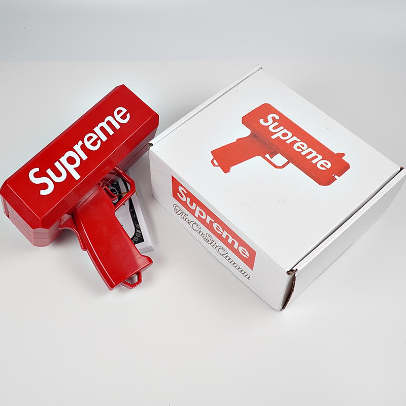 Súng bắn tiền supreme tặng kèm 100 tờ dollar
