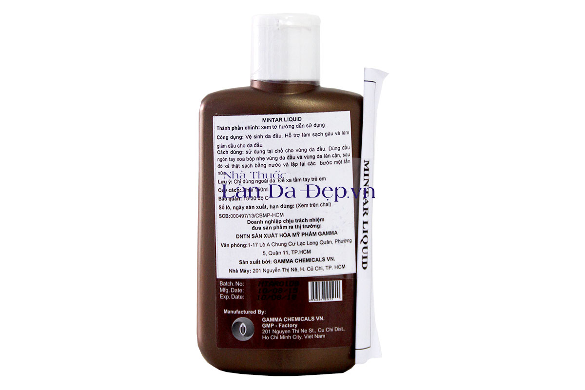 [HCM]MINTAR LIQUID - Dầu gội giảm nấm