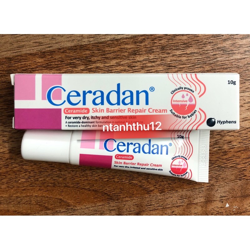 Ceradan Cream 30g chăm sóc da bị chàm thể tạng, da khô, da bị kích ứng và mẫn cảm