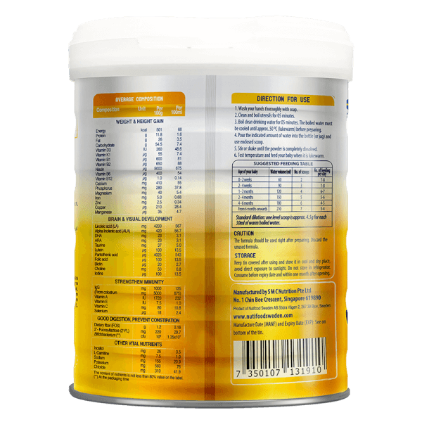 Sữa GrowPLUS+ Sữa non Vàng 800g (0-12 tháng)