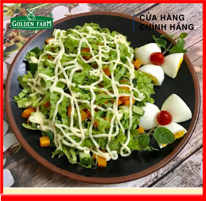 [Phù hợp ăn kiê.ng] Sốt Salad Mayonnaise Golden Farm