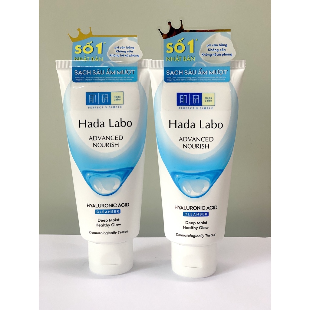 Sữa Rửa Mặt Hada Labo Advanced Nourish Hyaluron Cleanser 80g