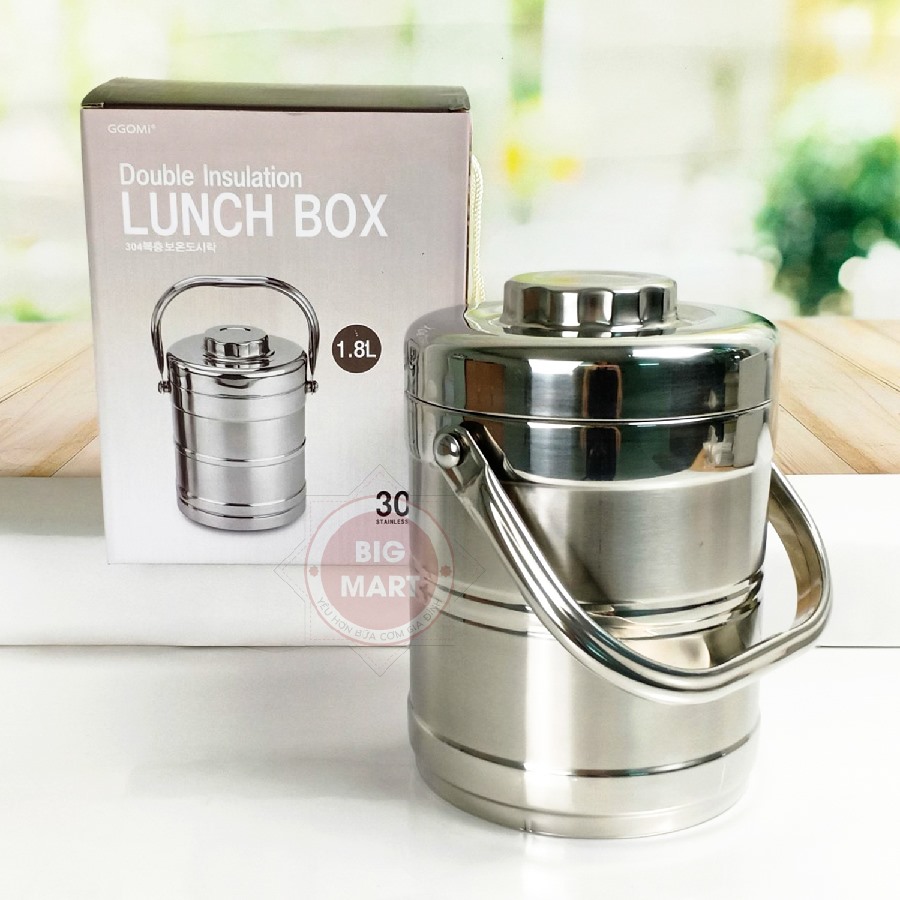 Camen, cặp lồng inox 3 tầng 1l3 - 1l9 siêu to, siêu tiện dụng