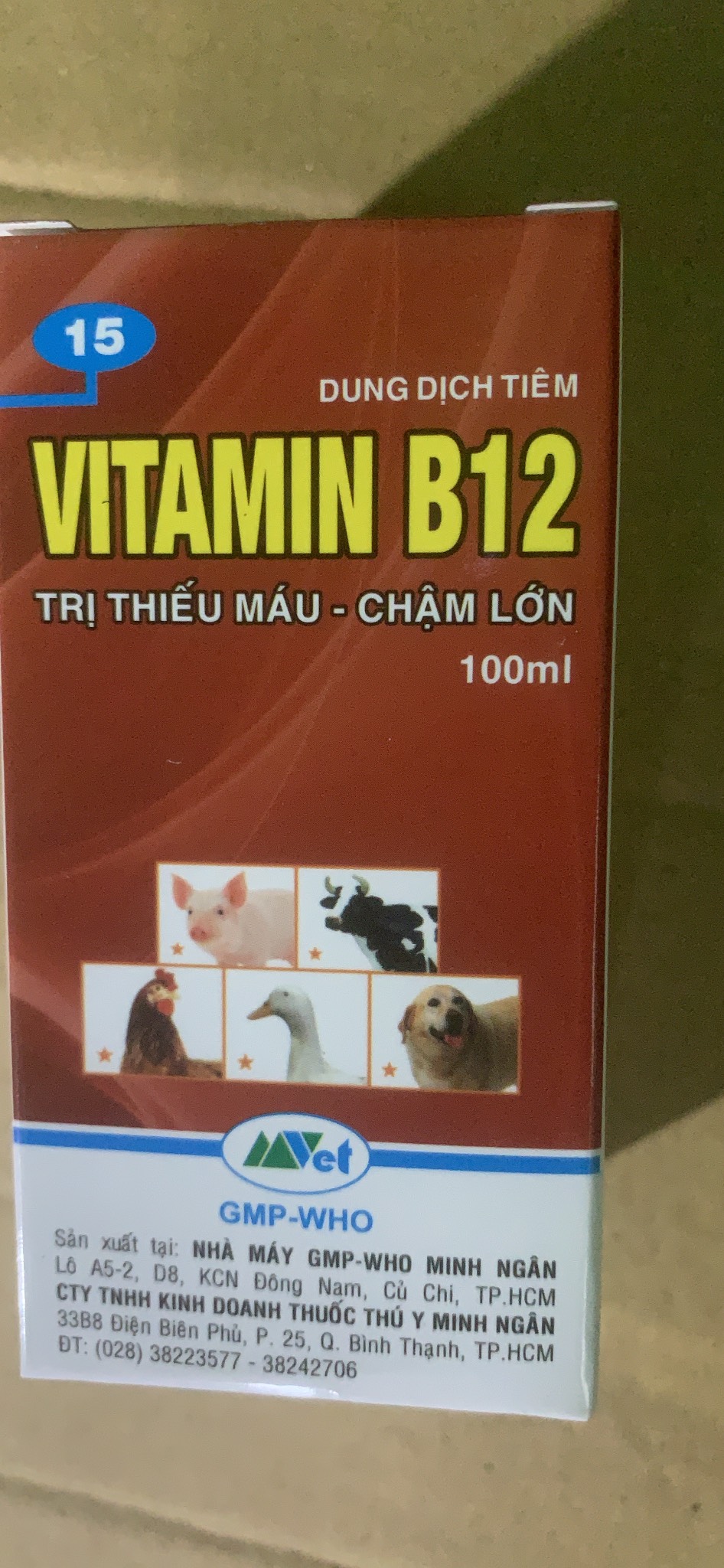 Vitamin B12 cho cây trồng lọ 100ml