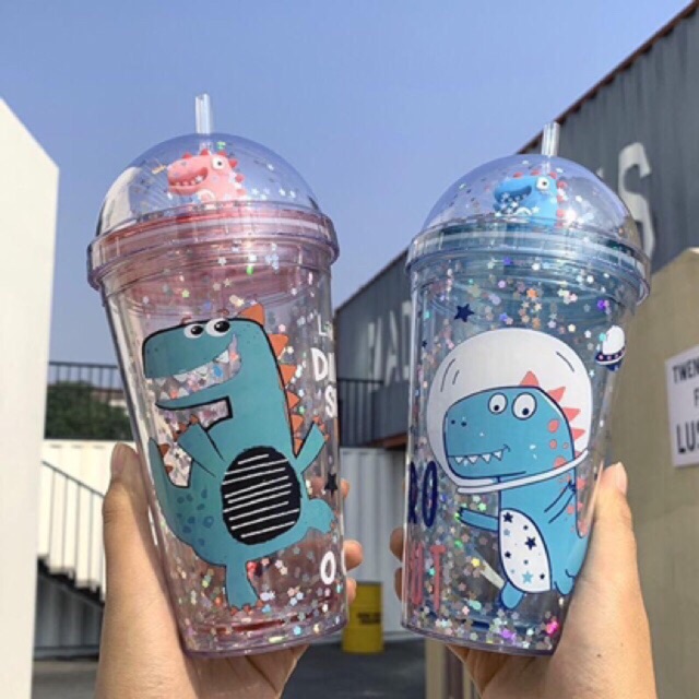 Cốc Uống Nước Khủng Long Siêu Kute