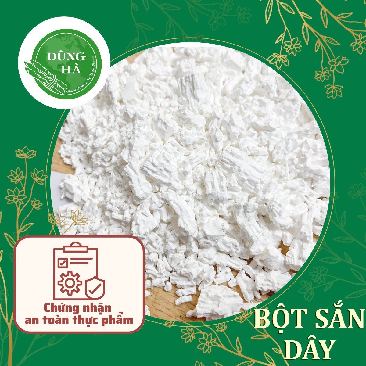 Bột Sắn Dây nguyên chất thanh nhiệt, mát lành hàng chuẩn trắng