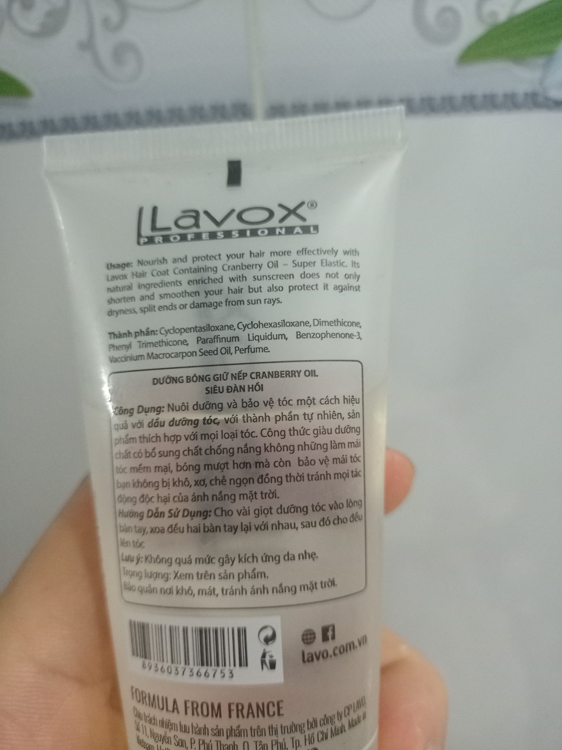 Serum dưỡng tóc lavox