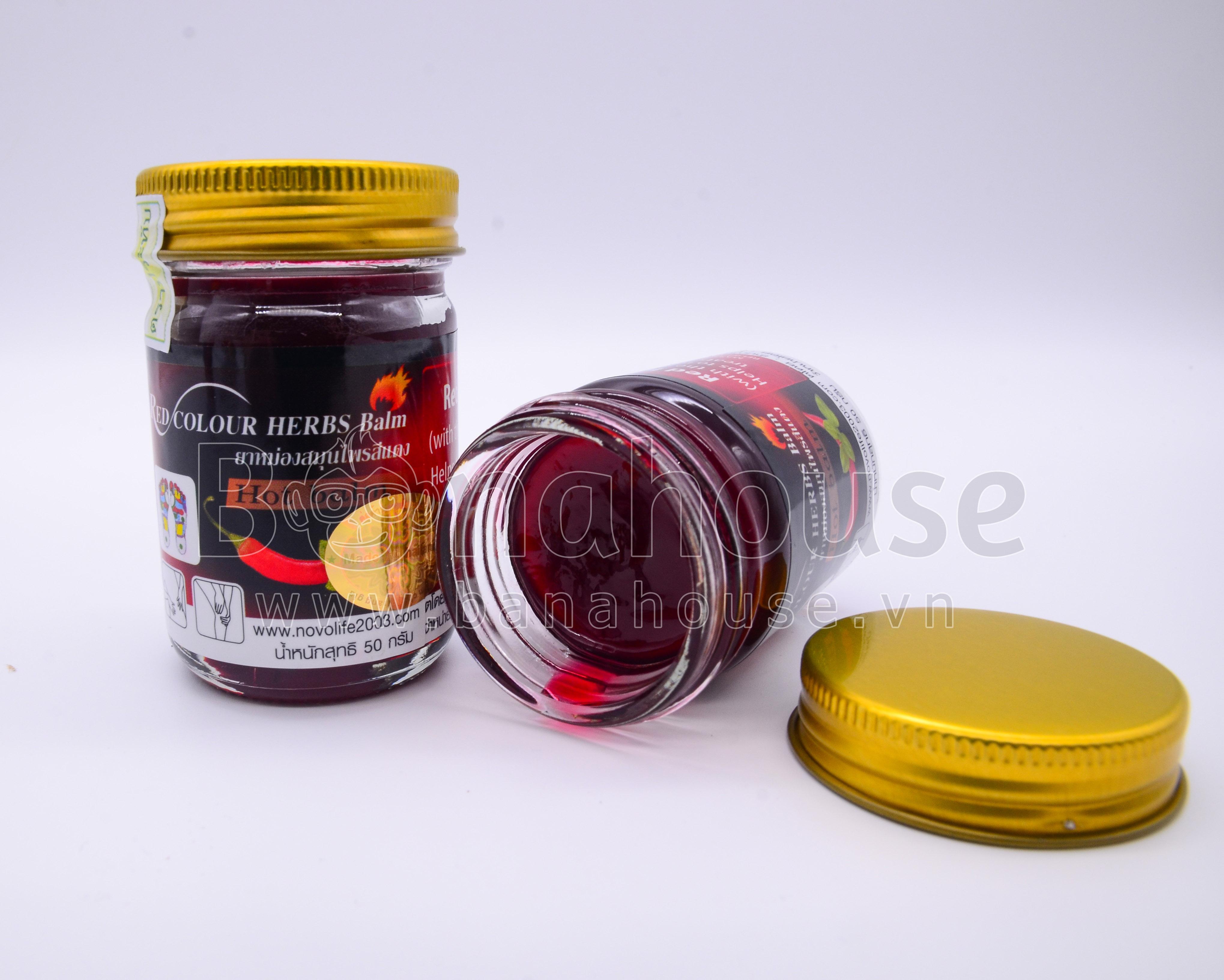 Dầu Cù Là Ớt Reb Herbs Blam Thái Lan 50gr