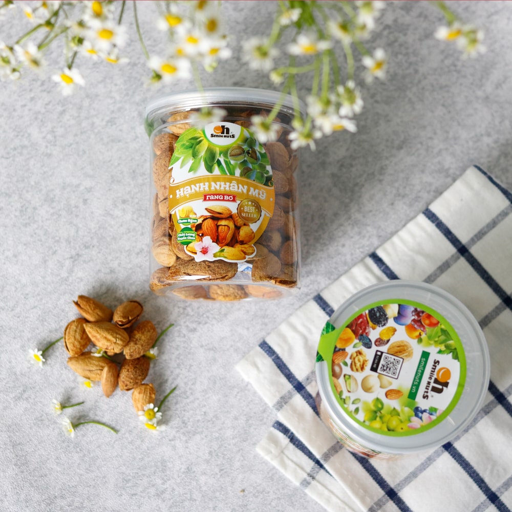 Hạt Hạnh Nhân rang bơ Mỹ hộp 215g