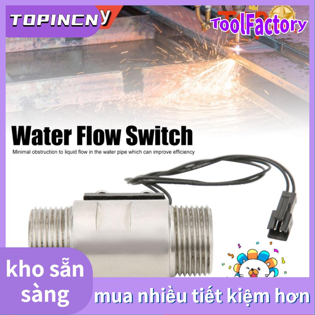 Stainless Steel Water Flow Switch Water Flow Sensor 0-48 (VDC) FS-03 Oil Liquid