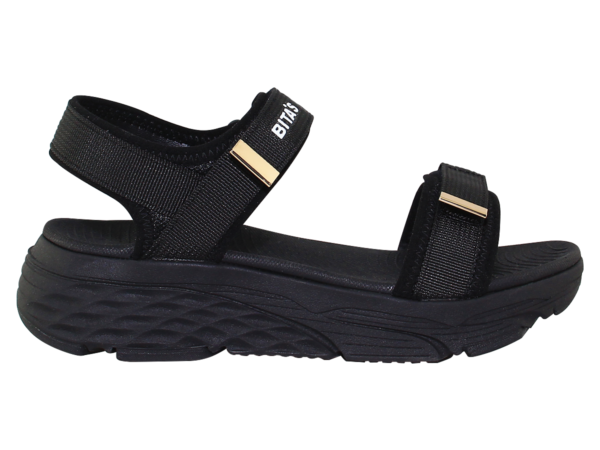 Sandal nữ Bita's SEFYH.02 (Đen + Hồng + Kem + Vàng bò)