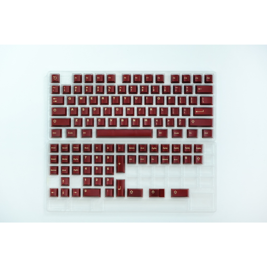 Keycap PAGY RED Aifei | Keycap Aifei Icon 121 nút ABS Double Shot