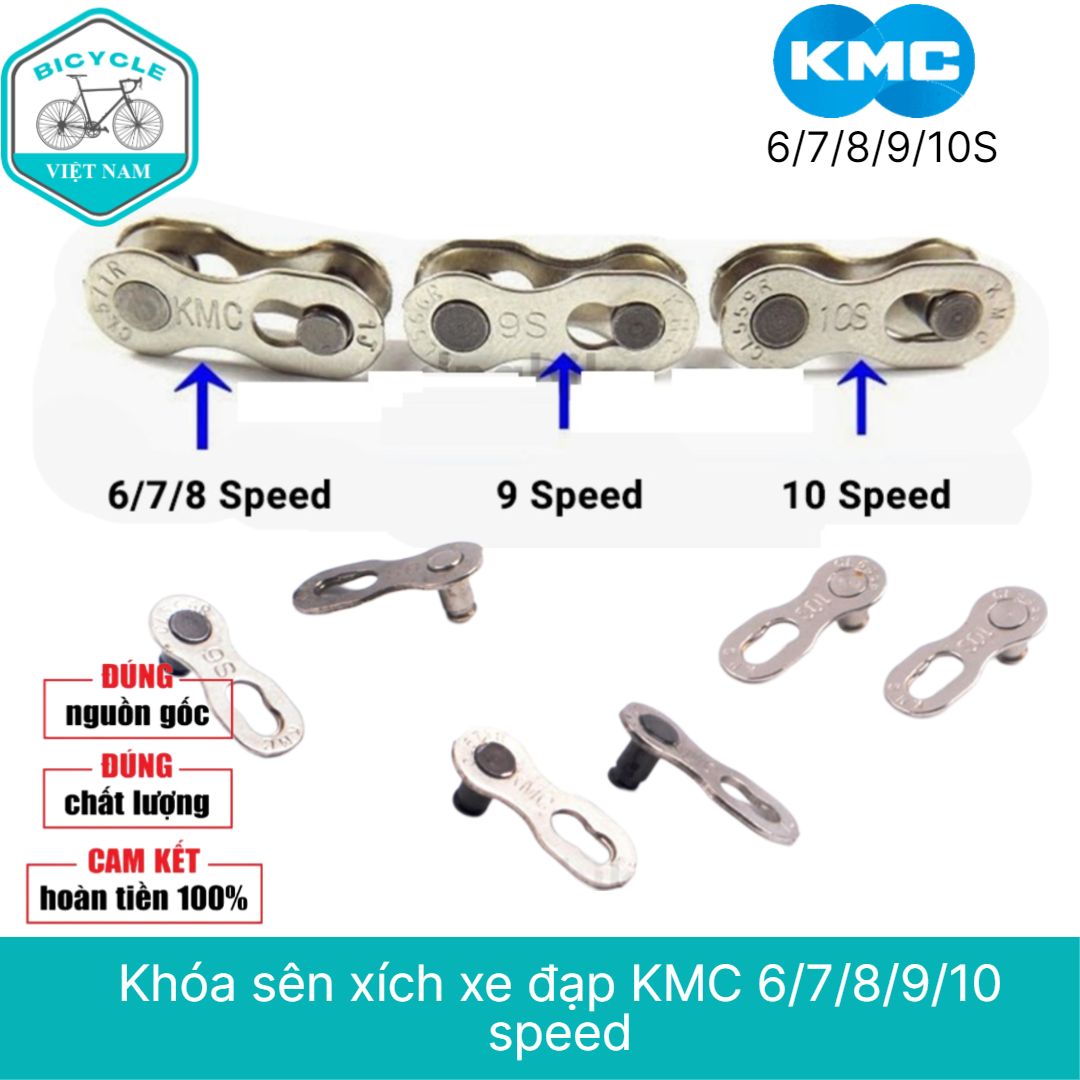 Khóa sên xích xe đạp kmc 6/7/8/9/10 speed