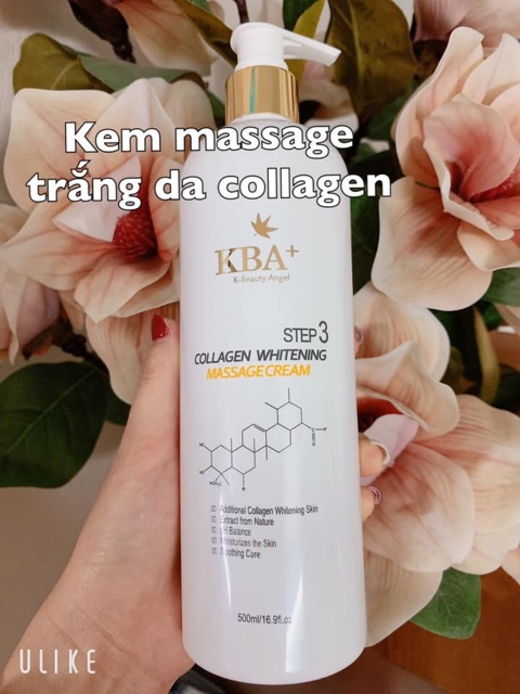 Kem Massage Trắng Da Collagen Kba