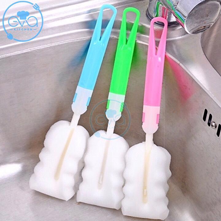 Dụng Cụ Rửa Ly Tách Và Bình Nước Bọt Biển Tháo Ráp