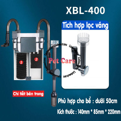 Lọc treo Xiaoli Sunsun XBL 300/XBL 400/ XBL 500/XBL 600 - 3