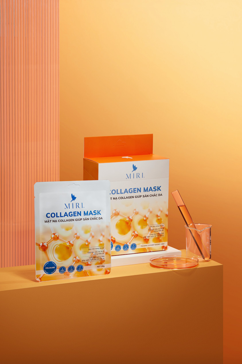 [Hộp 10 Miếng] Mặt Nạ Giúp Săn Chắc Da - Collagen Mask MIRI