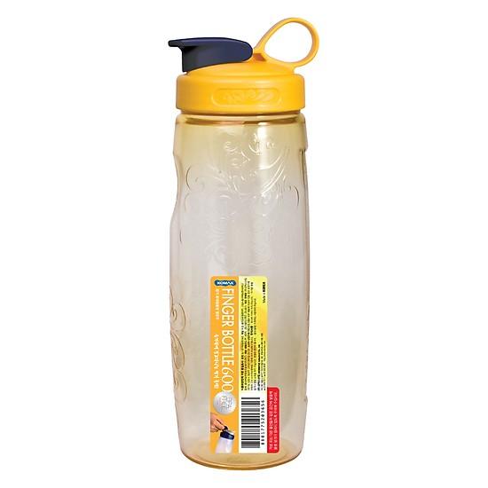 Bình nước thể thao Finger 600ml Komax Hàn Quốc nhựa an toàn, FDA chứng nhận an toàn