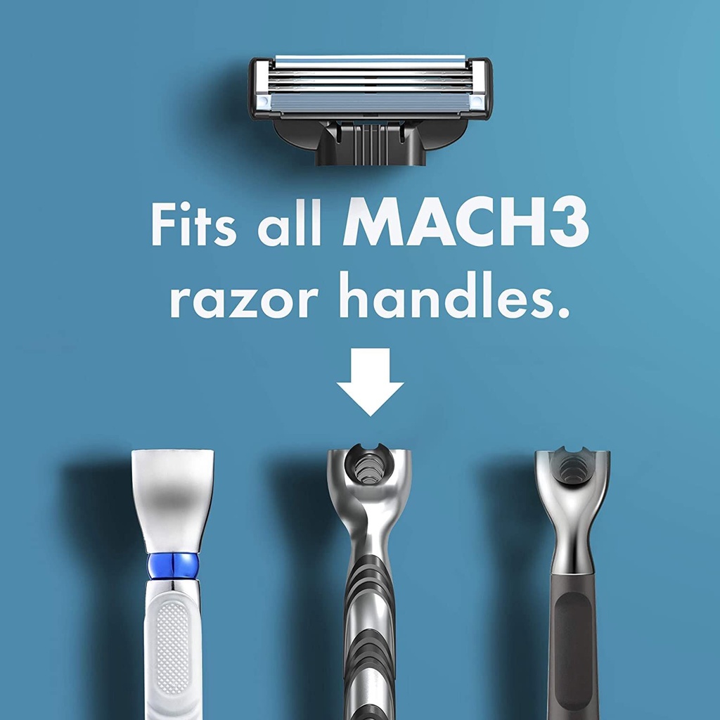 Lưỡi dao cạo râu Gillette Mach 3+ (tùy chọn số lưỡi)