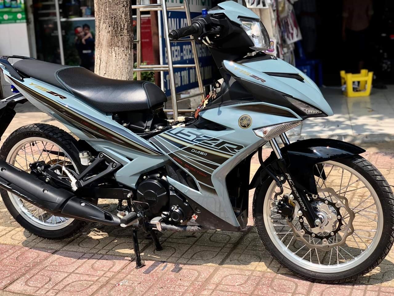 tem rời ex 150 dán xe xám xi măng