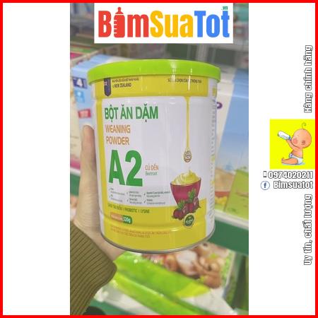 Bột ăn dặm A2 đủ vị cho bé từ 4 tháng hộp 320g