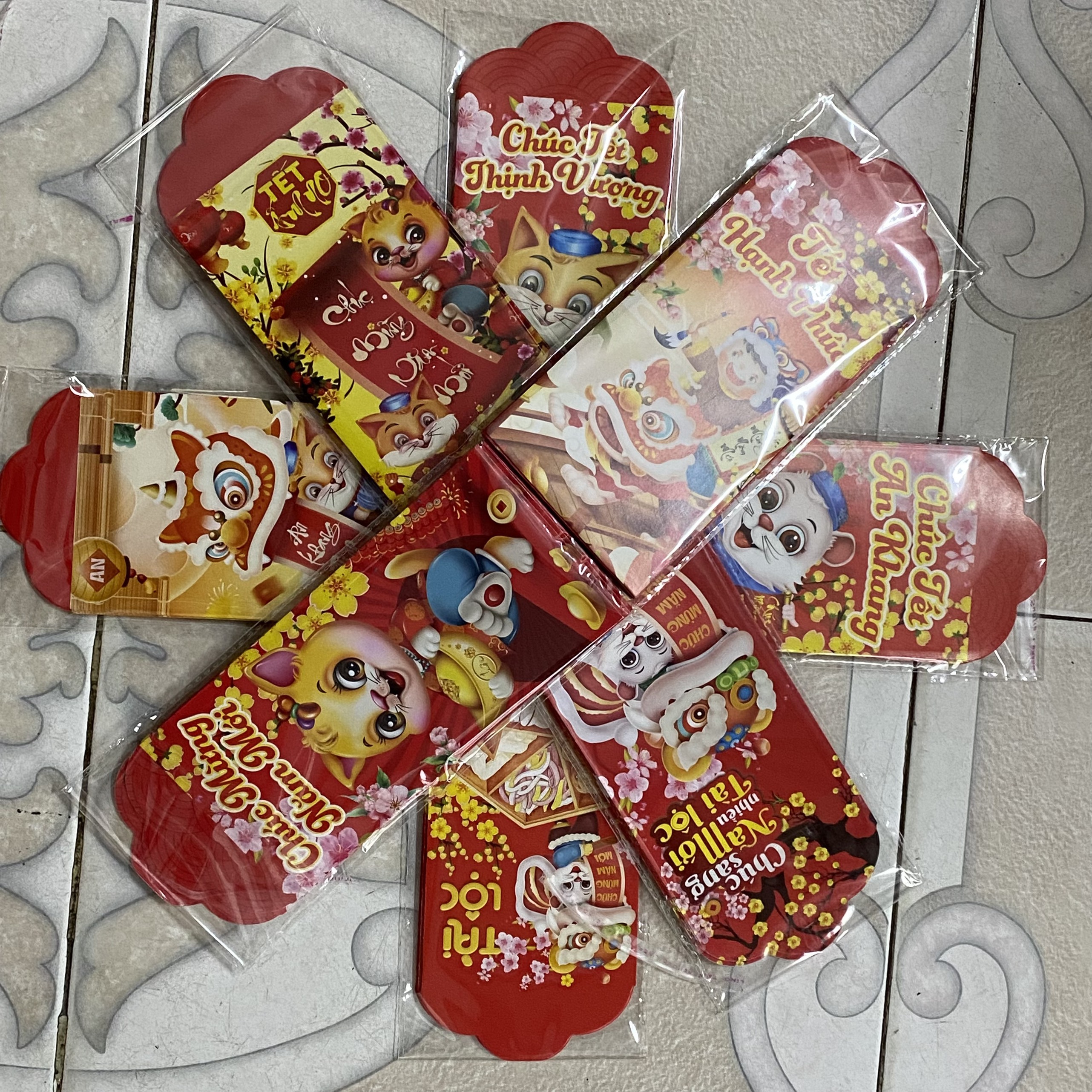 Combo 10 bao lì xì tết Quý Mão 2023