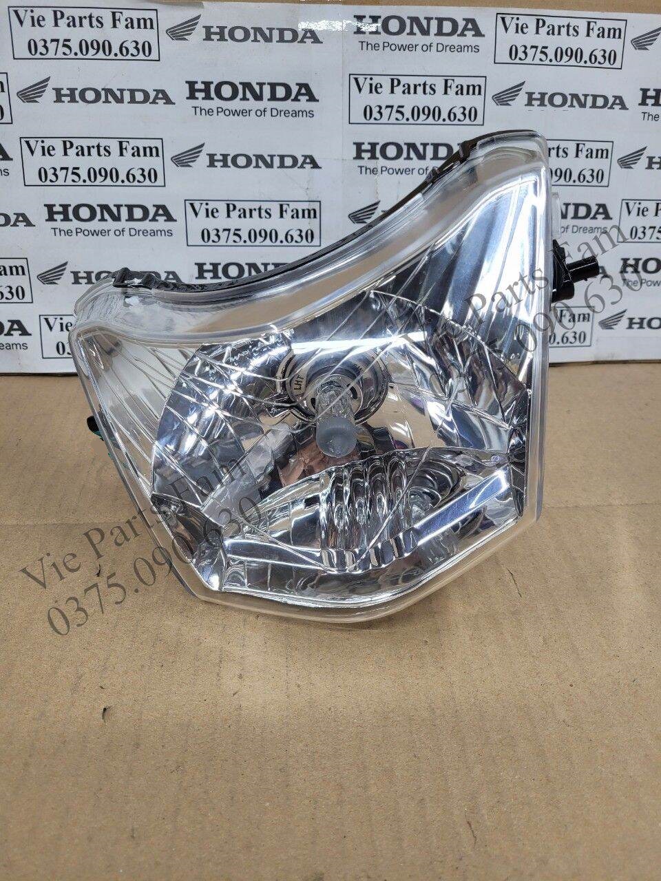 Đèn pha Honda Wave A100, RS100, S100, Wave cá 100, Wave rồng 100 hàng cao cấp