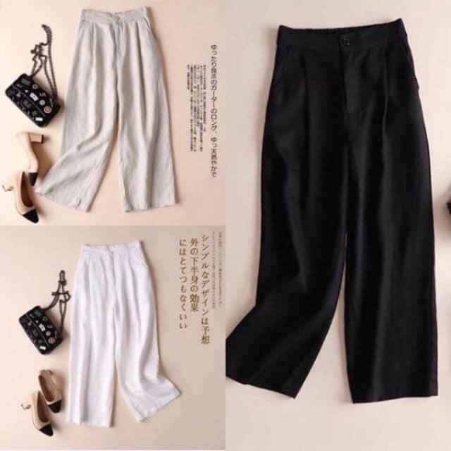 QUẦN CULOTTES ỐNG RỘNG ĐŨI NHẬT CAO CẤP