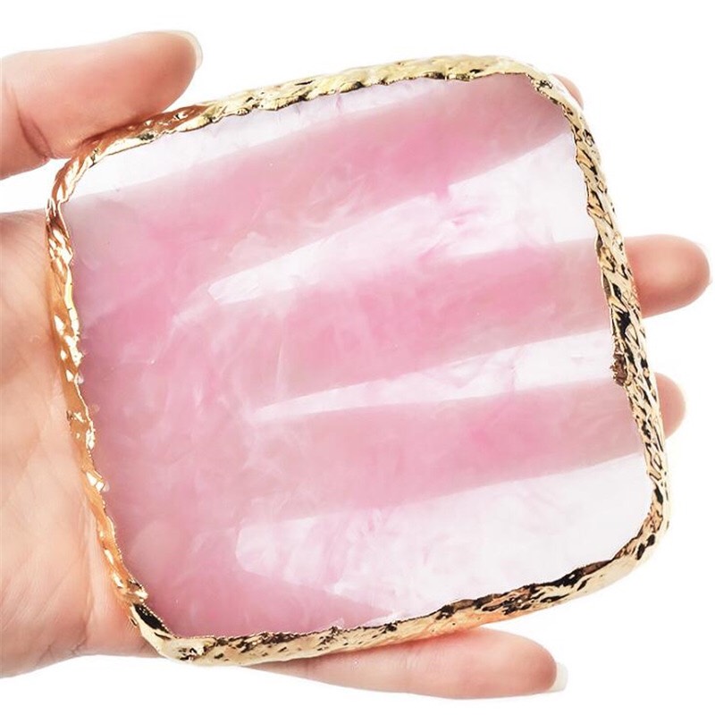 Đá loang pha sơn gel - chụp ảnh móng - phụ kiện nail (Hình vuông, Màu ngẫu nhiên) - Sugar Nails