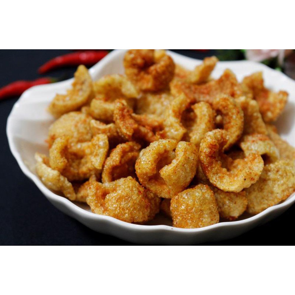 Hũ 100gr Da heo cháy tỏi loại ngon giòn