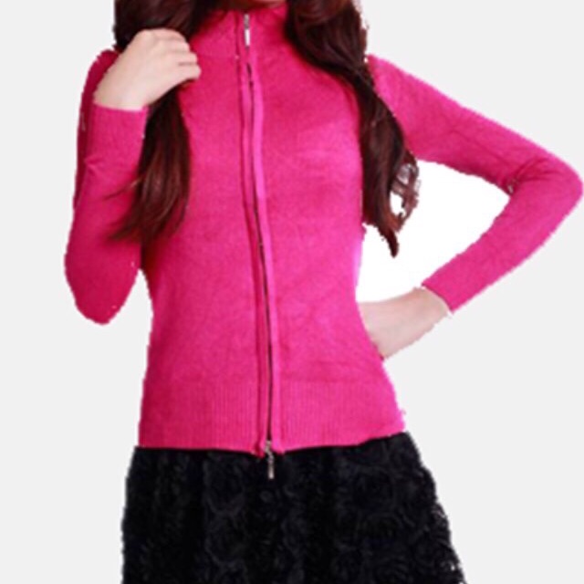 [HCM]Áo khoác len 2 đầu dây kéo