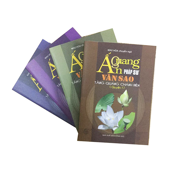 Sách -Bộ 4 quyển Ấn Quang Pháp Sư Văn Sao - Tăng Quảng Chánh Biên