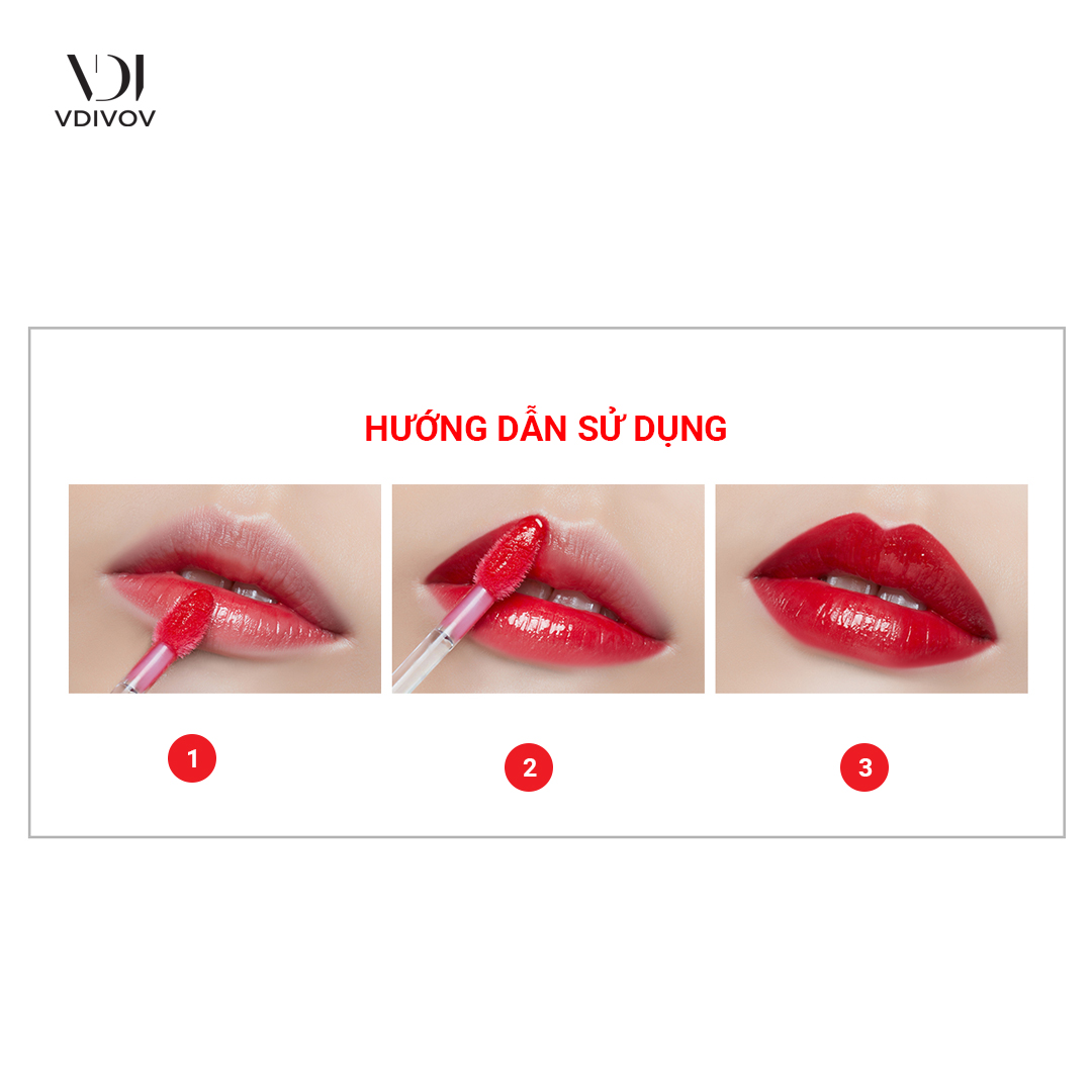 Son bóng VDIVOV Lip Cut Shine Gloss 5g