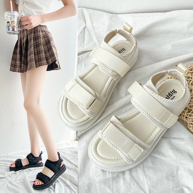 [HÀNG SẴN +ẢNH THẬT ] DÉP SANDAL NỮ ,QUAI DÙ ÊM NHẸ MỀM MẠI