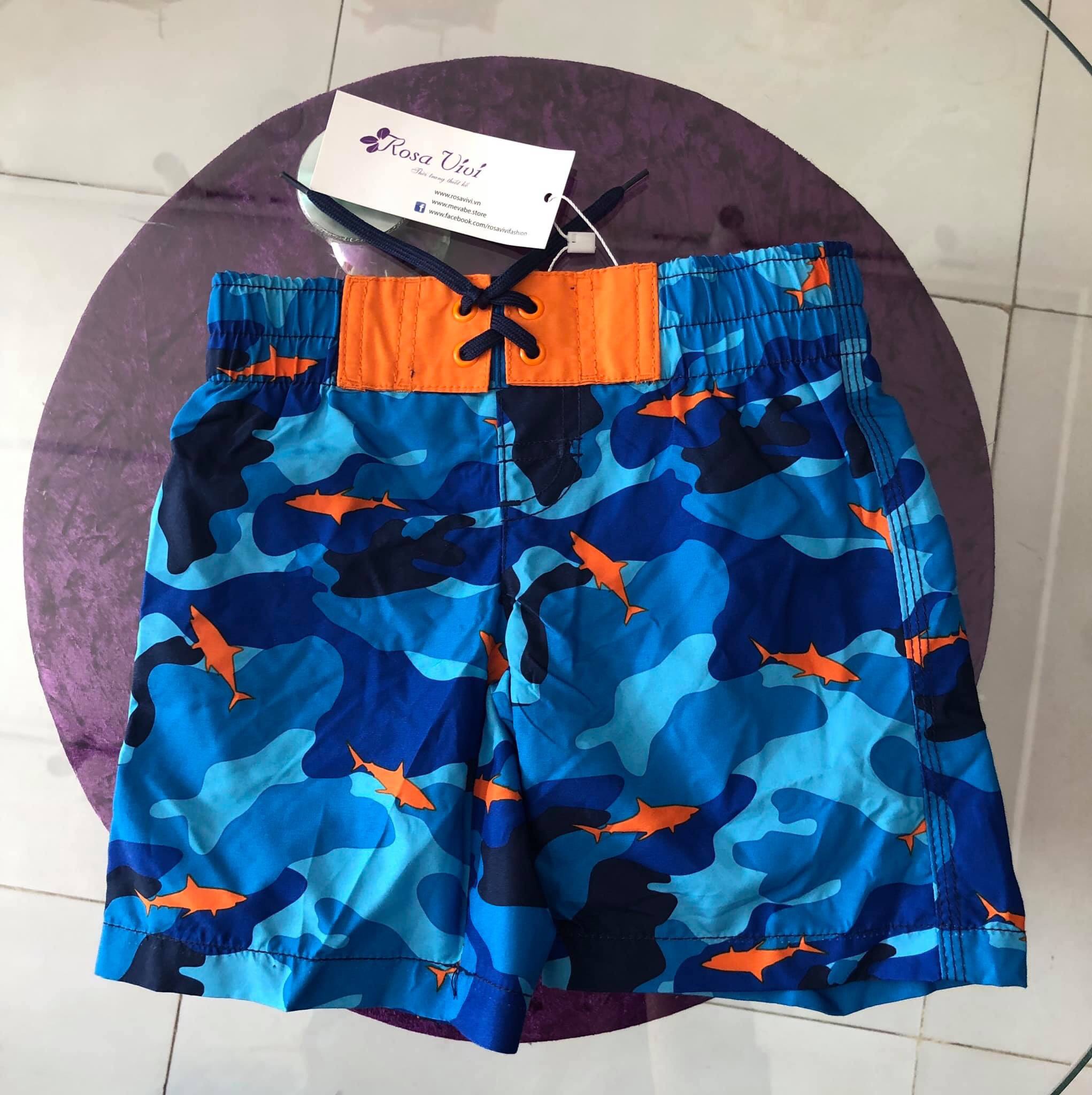 [HCM]Quần bơi đi biển cho bé trai có dây cột