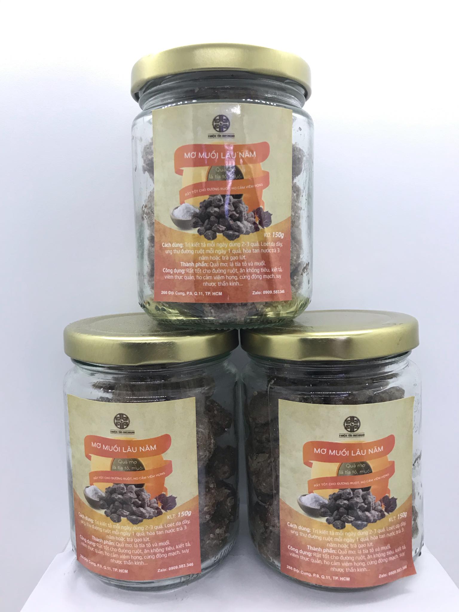 Mơ muối lâu năm 150g Hủ Thủy Tinh