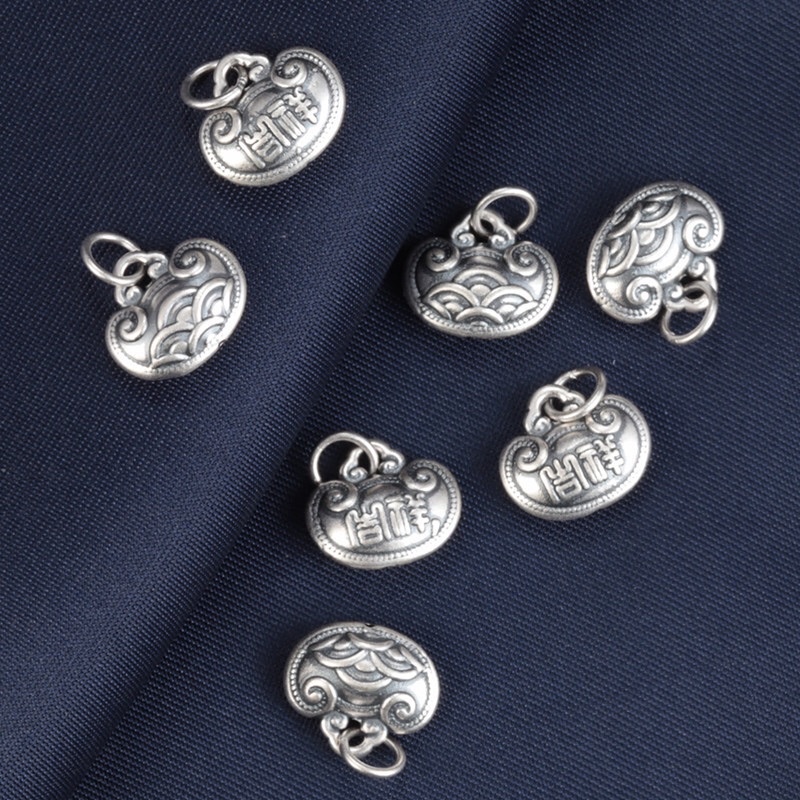 [S925] Charm bạc 3D khánh như ý - MH787