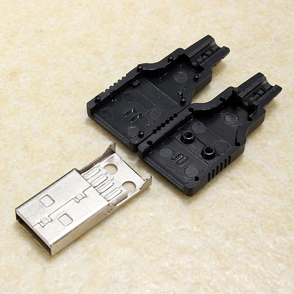 Combo 2 hoặc 5 Jack Đực USB tự hàn