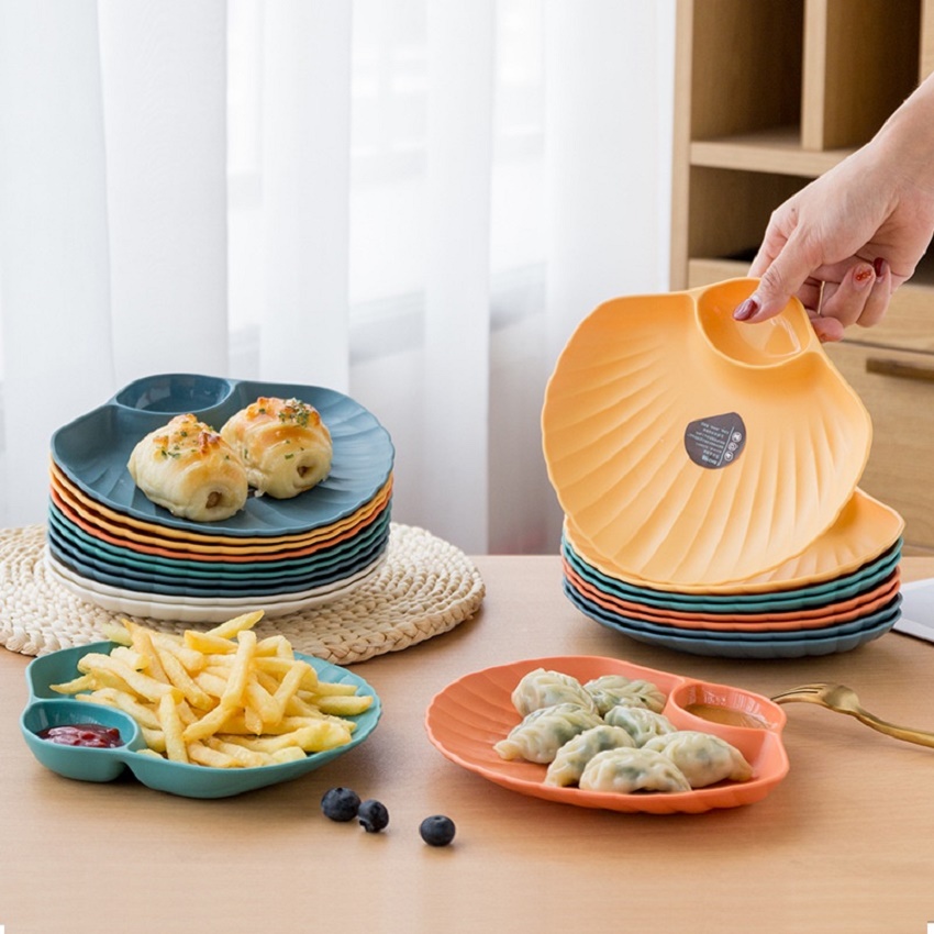 SET 4 ĐĨA NHỰA HÌNH VỎ SÒ