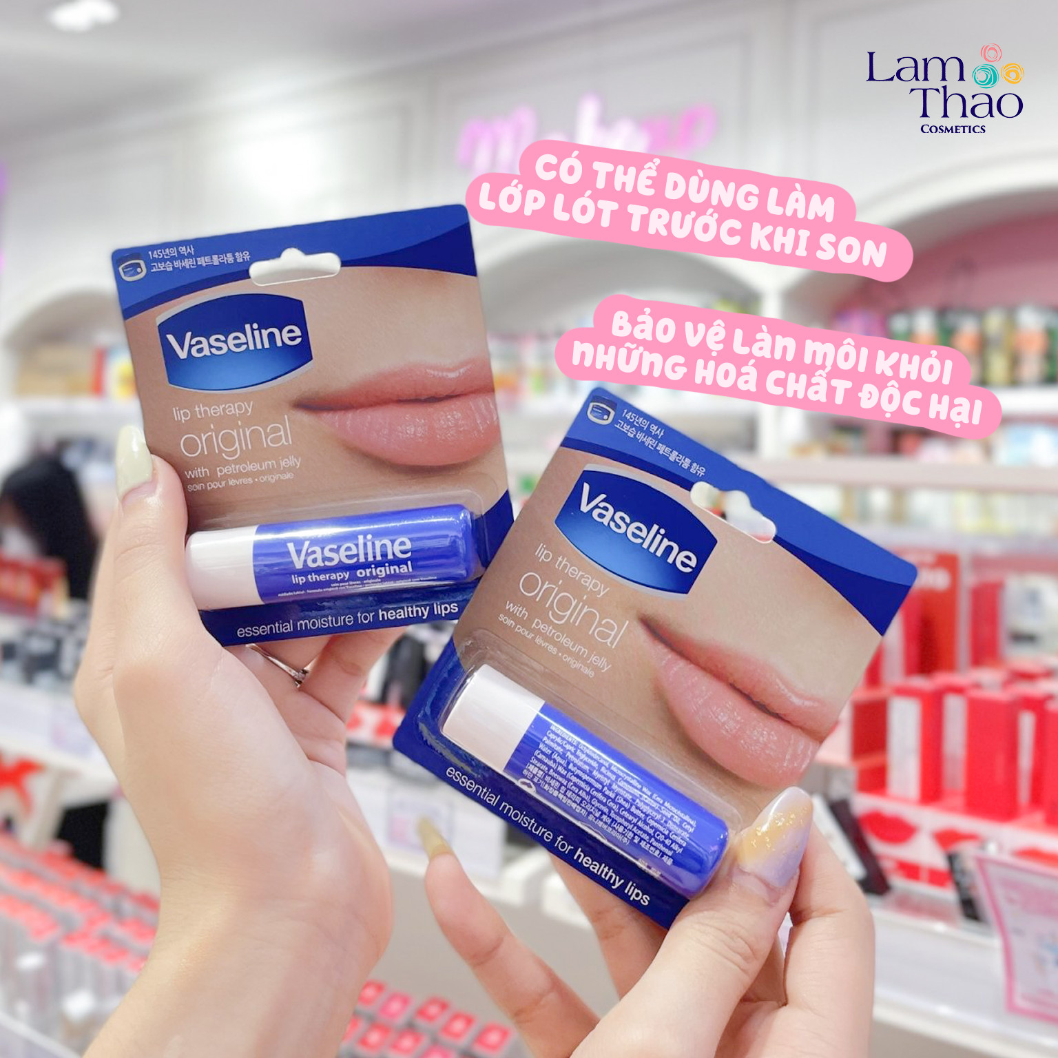 Son Dưỡng Mềm Môi Vaseline Lip Therapy 4.8g