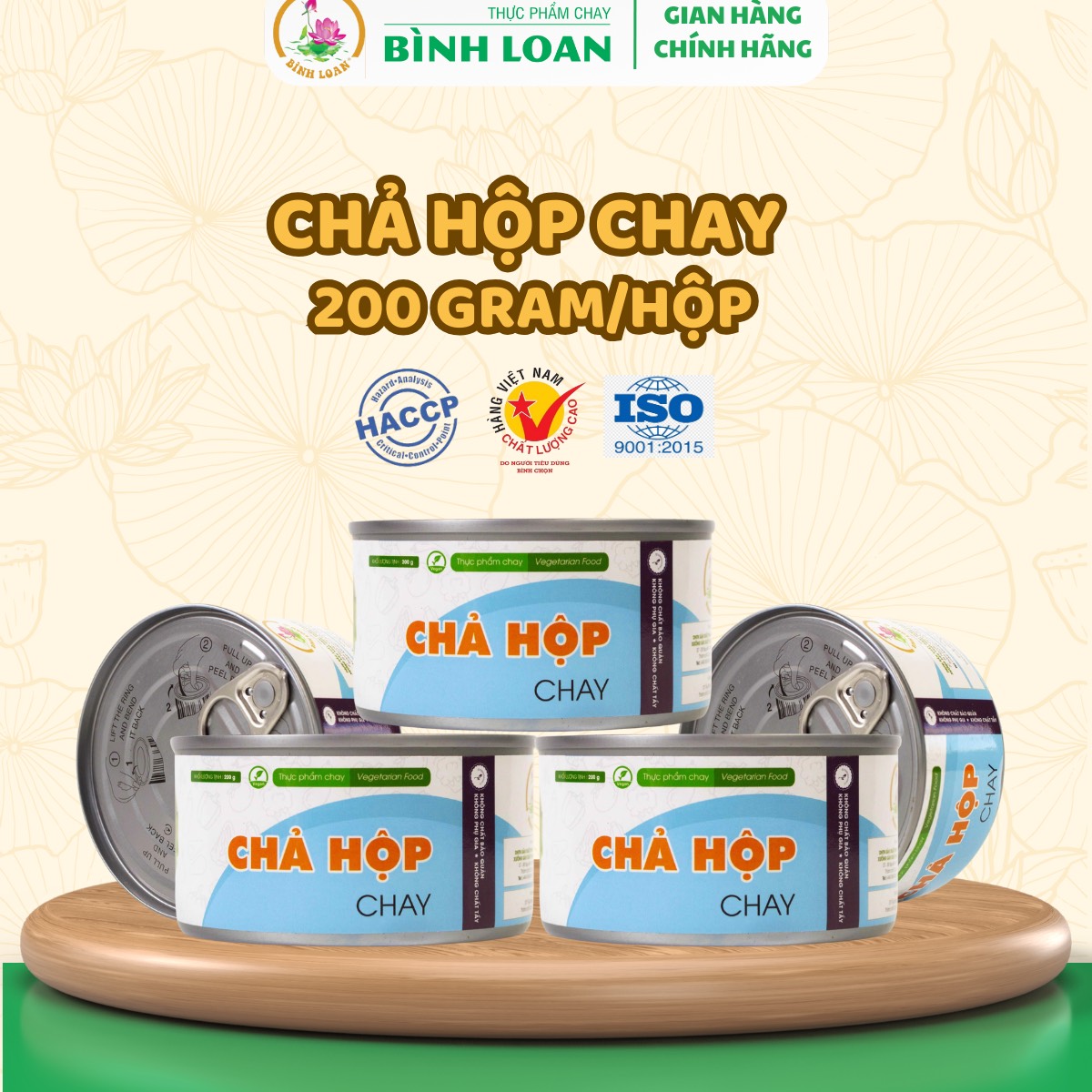Thực Phẩm Chay Bình Loan - combo 12 hộp Chả Chay