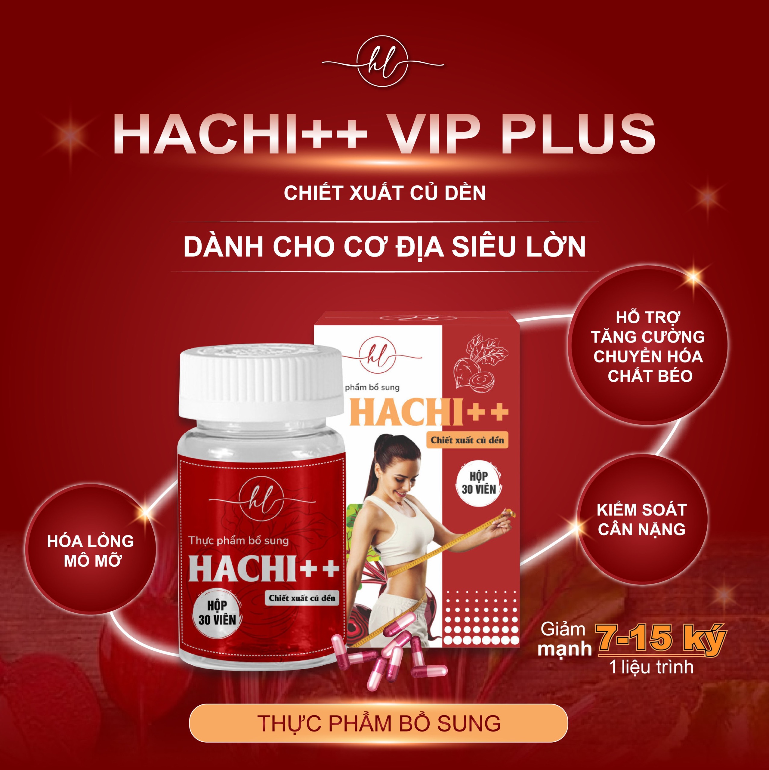 Liệu trình 15 ngày Hachi++ Vip