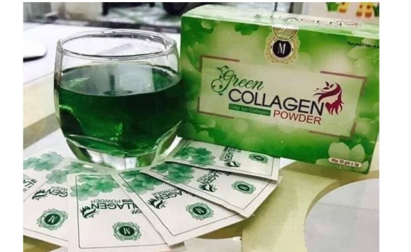 Diệp Lục Collagen (Green Collagen Powder) Hộp 30 gói [CHÍNH HÃNG]