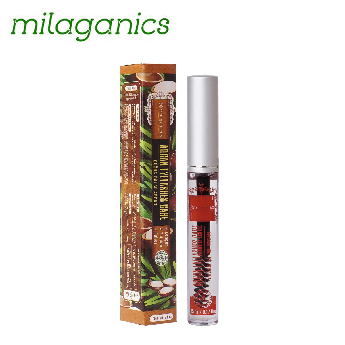 MASCARA DƯỠNG MI ARGAN MILAGANICS 5ML