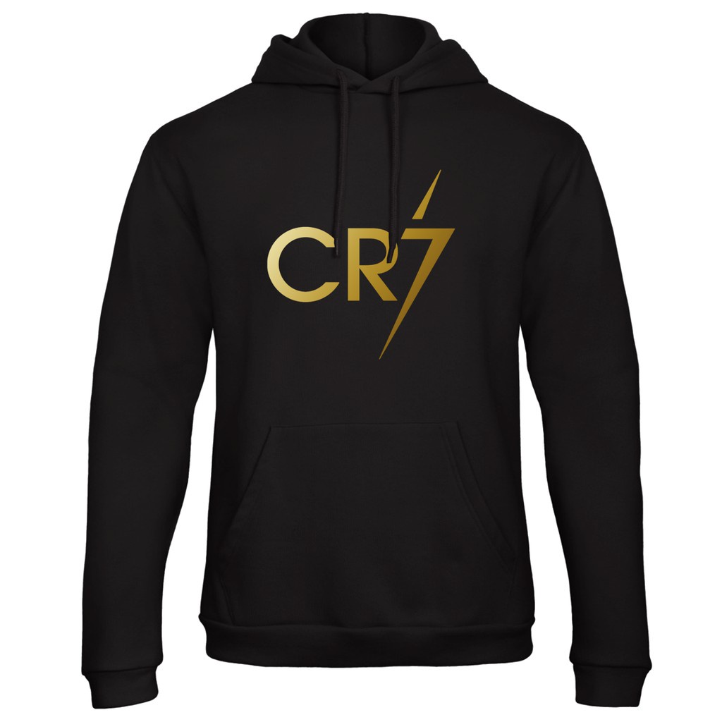 Áo hoodie đen in hình ronaldo cr7 cực hot!!