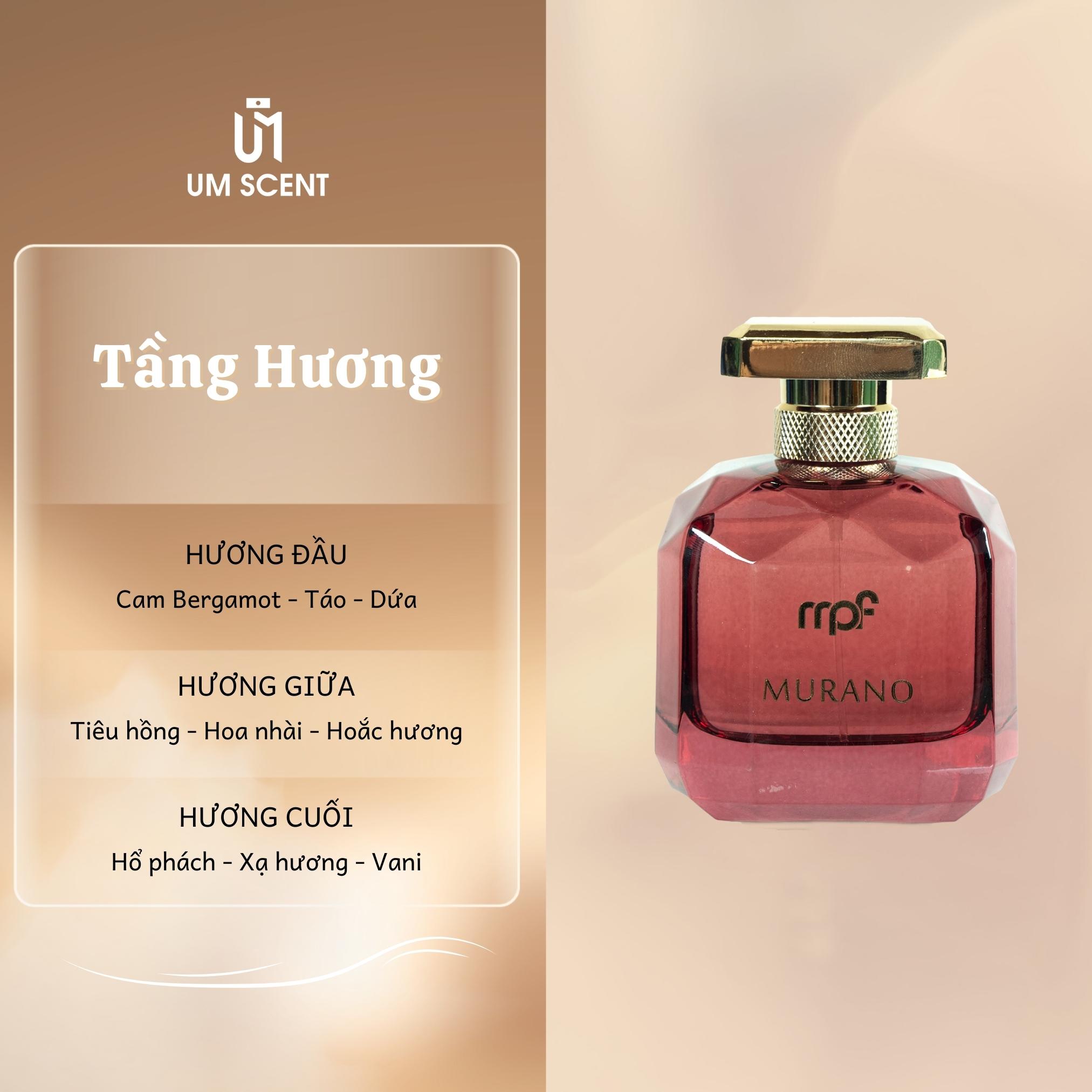 Nước Hoa Nữ MURANO 100ml & 10ml