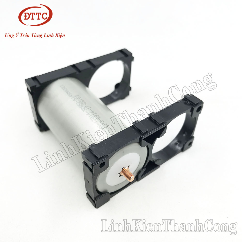 Khung giữ pin 32650 2P 3P 2 lỗ 3 lỗ