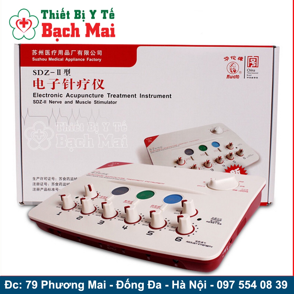 MÁY ĐIỆN CHÂM ( CHÂM CỨU ) HOA ĐÀ SDZ II ĐỎ HÀNG MỚI 2020